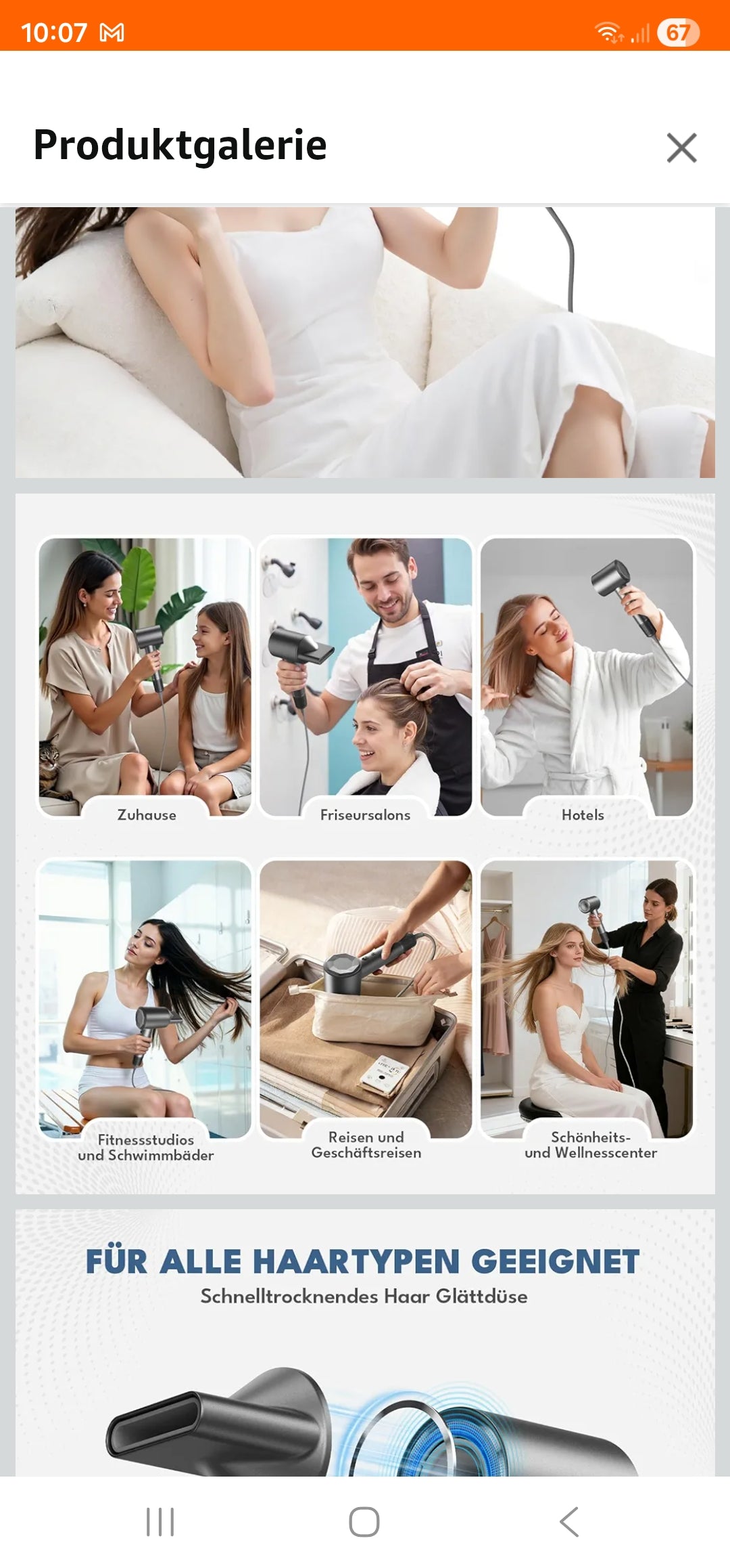 Hochgeschwindigkeits-Haartrockner