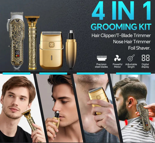 professioneller Haarschneider  Haarschneider-Vierstück-Set