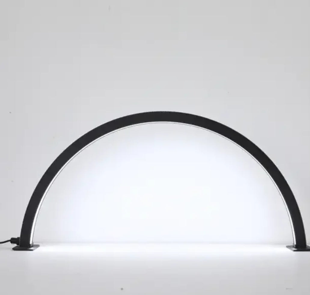 LED Bogen U Förmchen Nageltischlampe mit Strasssteinen