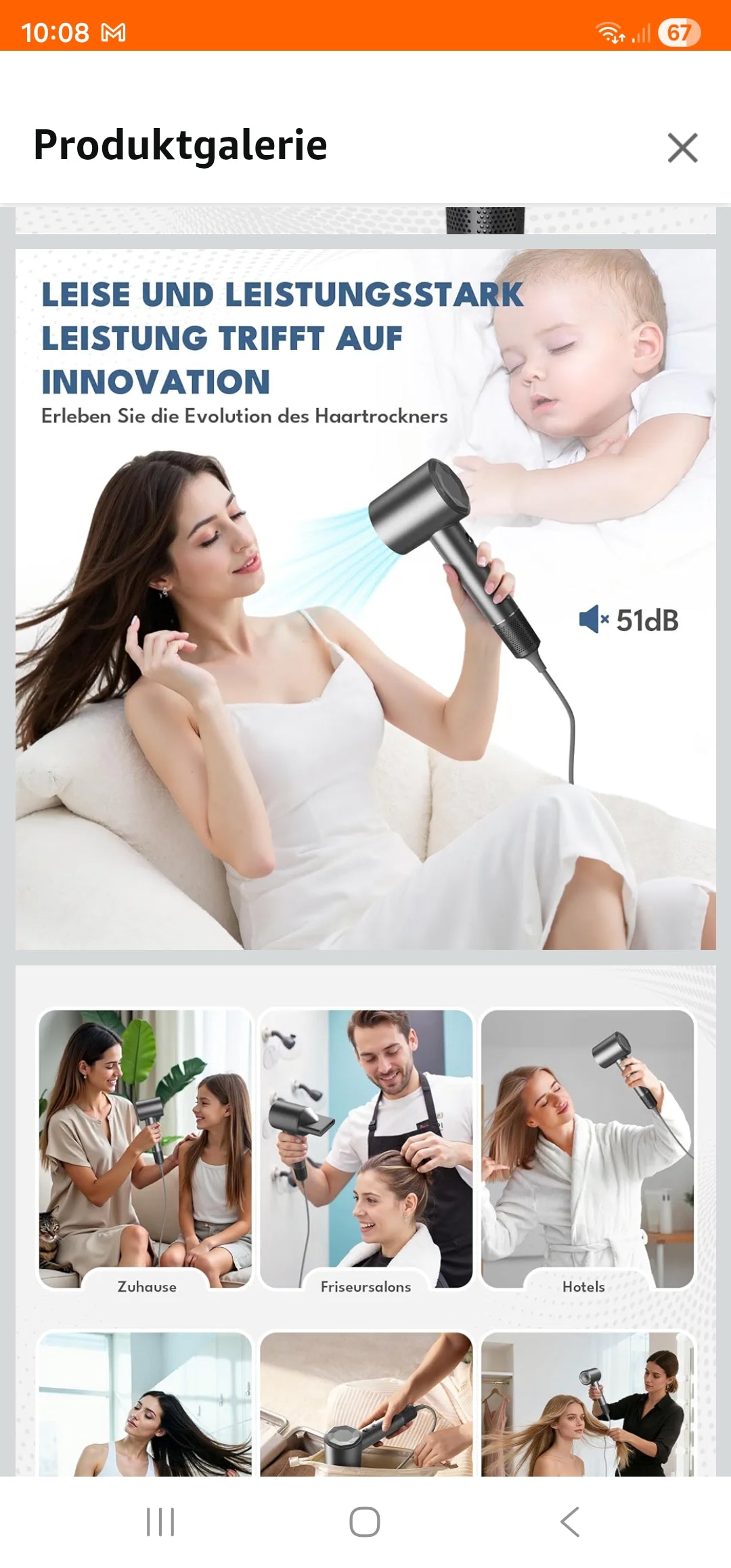 Hochgeschwindigkeits-Haartrockner